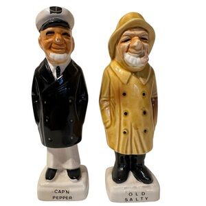 Old Salty & Cap’n Pepper Vintage Salt & Pepper Shakers